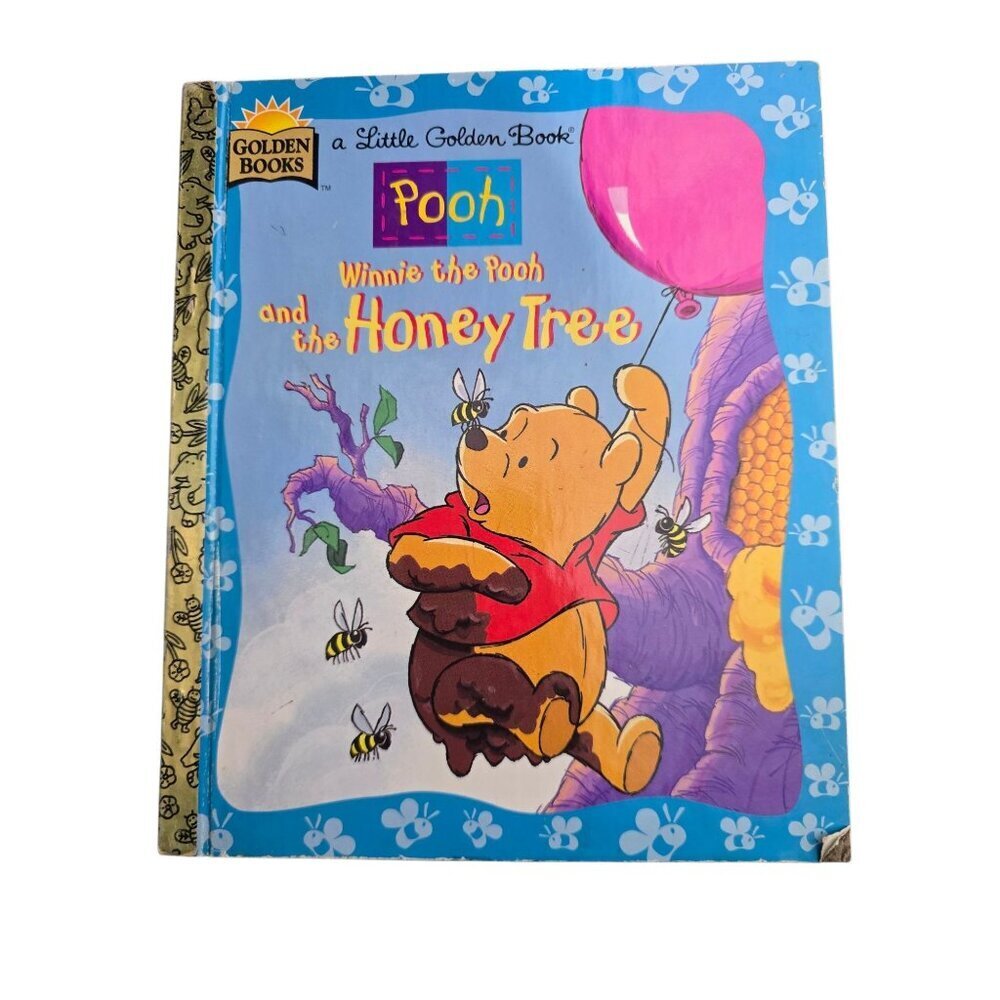 Vintage Winnie The Pooh and the Honey Tree Golden Book